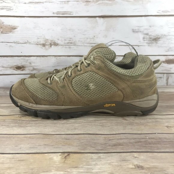 Garmont Vibram Hiking Boots Womens Size 8.5 Outdoors Trail Leather Lace Up Beige - Picture 3 of 12